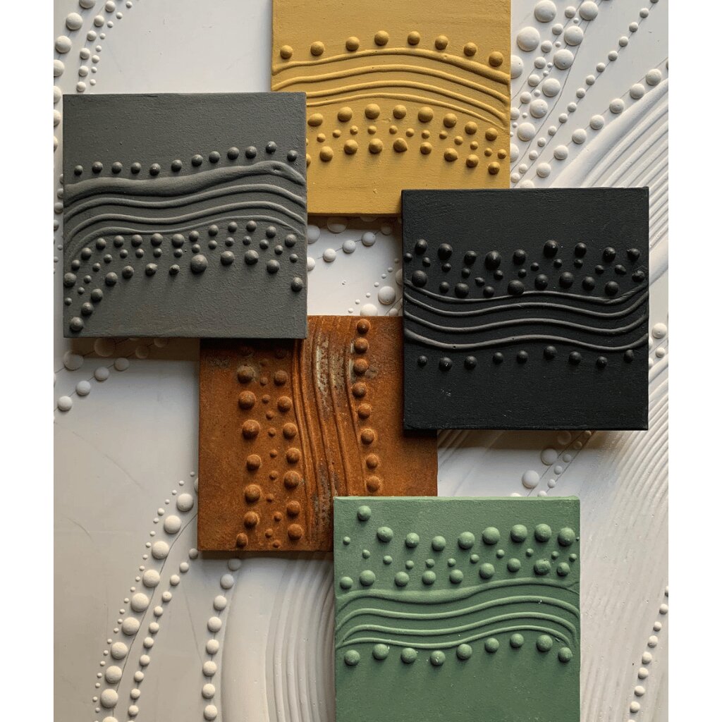 Organic Flowing Lines & Beaded Touches – Perfect Texture Art for Bedroom, Living Room, Office