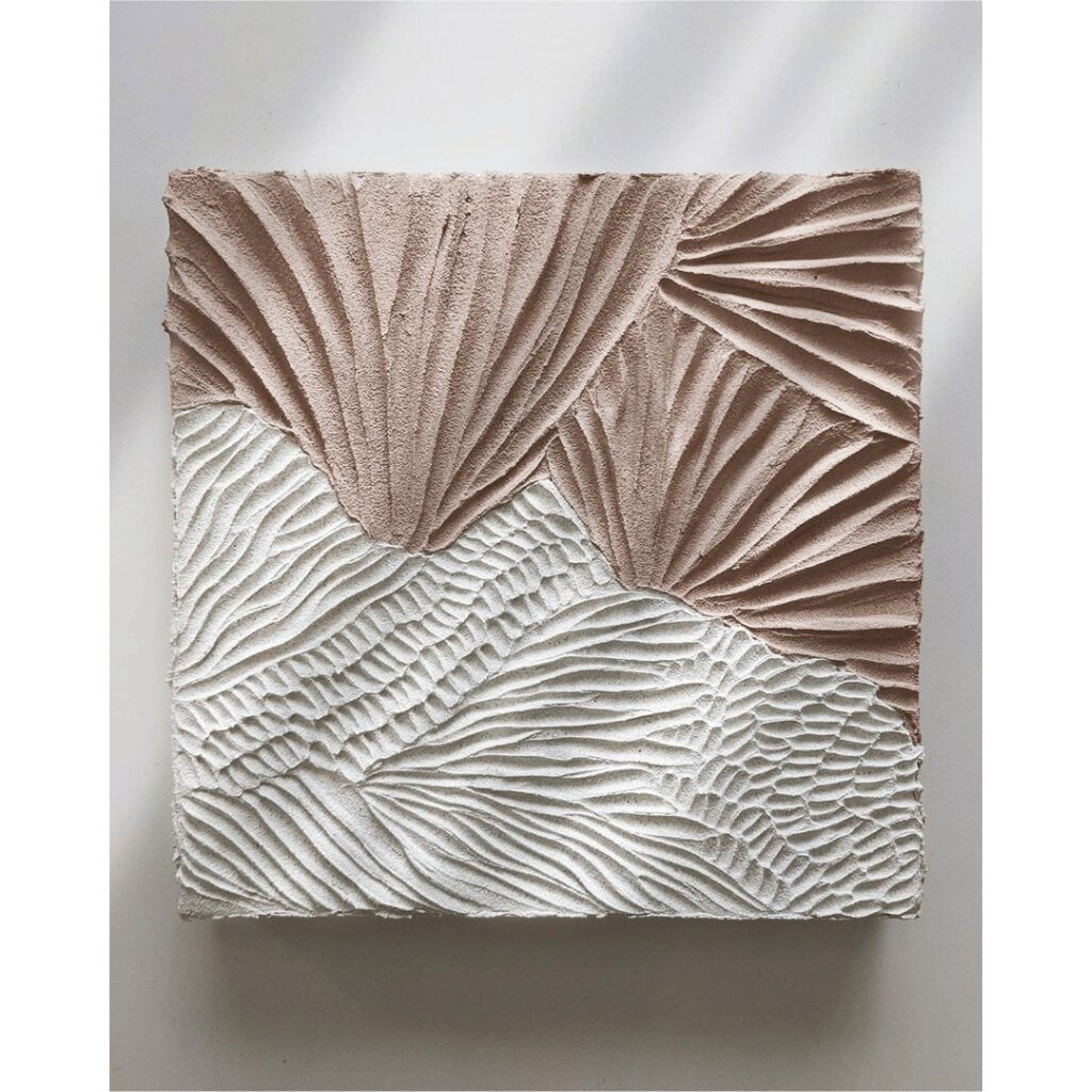 Textured Abstract Wall Art with Natural Patterns for Bedrooms & Offices