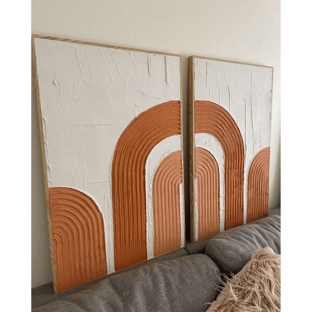 Textured Abstract Handmade Wall Art – Perfect for Living Rooms
