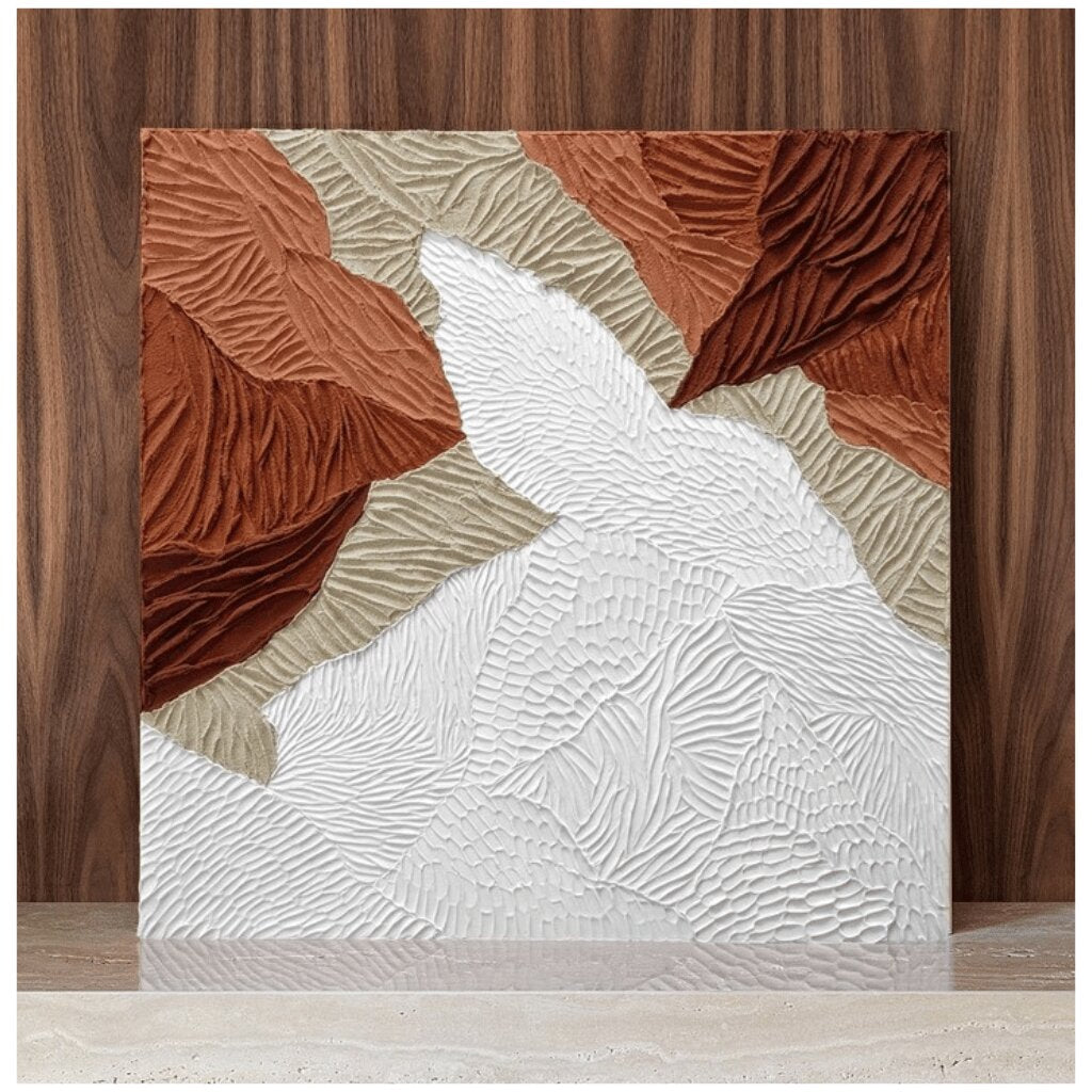 Dynamic Natural Waves Textured Wall Art for Living Rooms & Offices