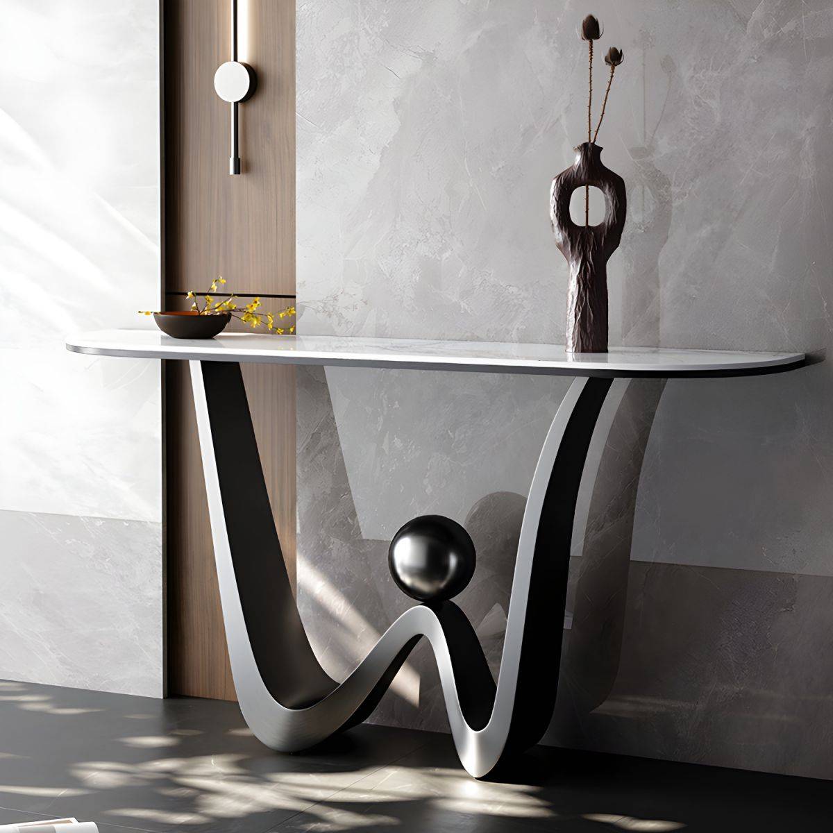 Vega Nordic Luxury Marble Console Table