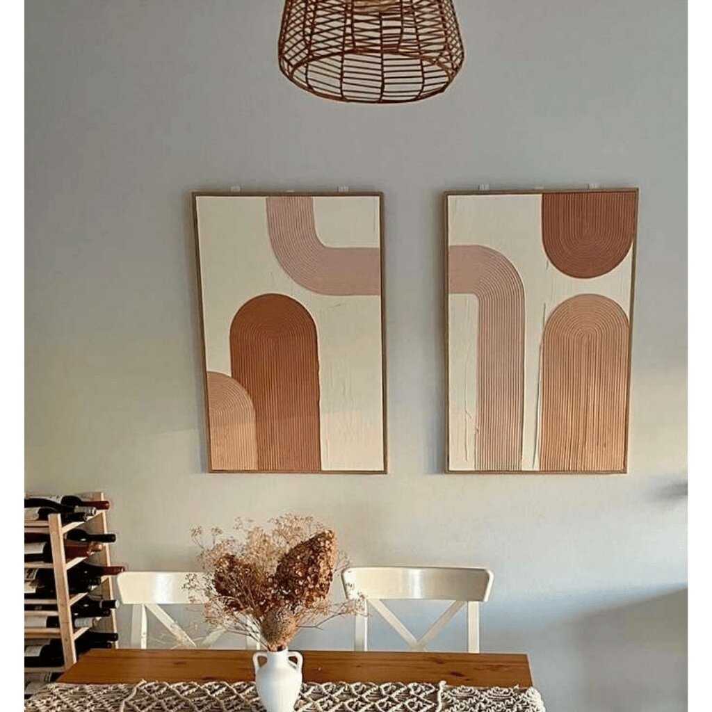 Textured Abstract Handmade Wall Art – Modern Design for Interiors