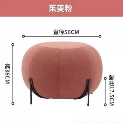 Tufted Pink Puffy - Pumpkin Chair