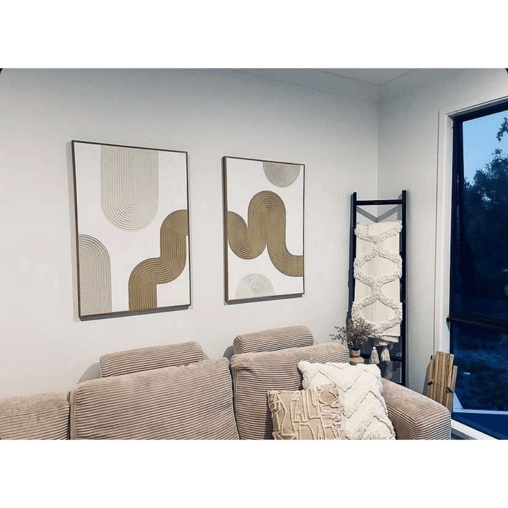 Handmade Abstract Arch Wall Art – Ideal for Living Rooms