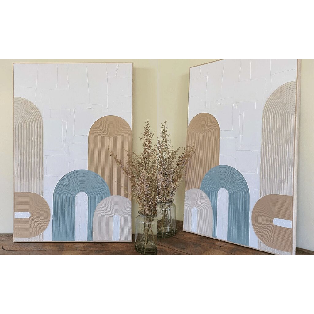 Textured Arch Abstract Wall Art – Handmade for Stylish Interiors