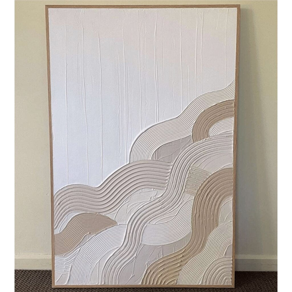 Handmade Modern Textured Wall Art – Arch Design for Interiors