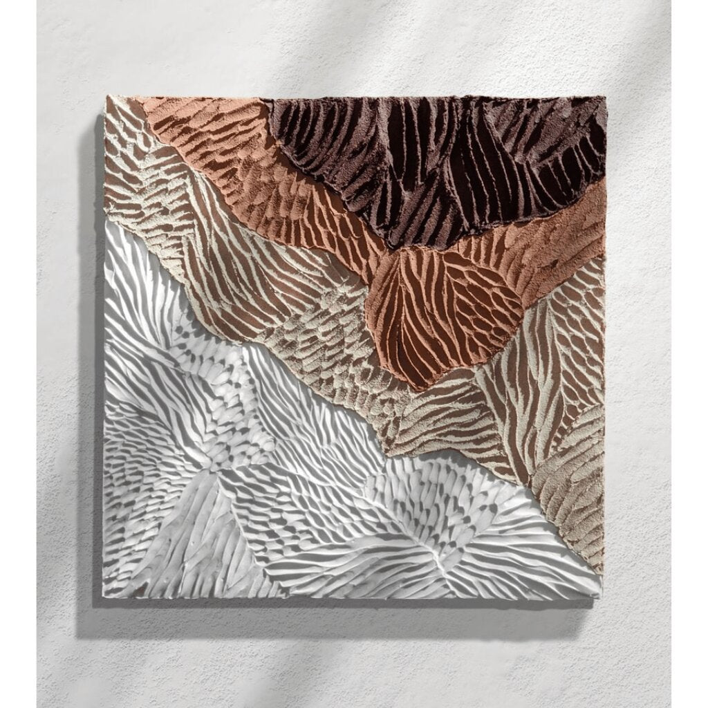 3D Textured Natural Waves Wall Art for Bedrooms, Offices & Living Spaces