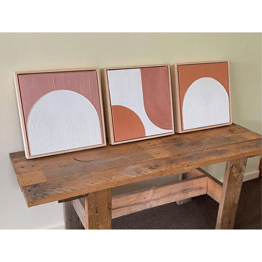 Arch Wall Art – Modern Handmade Abstract Design for Living Rooms