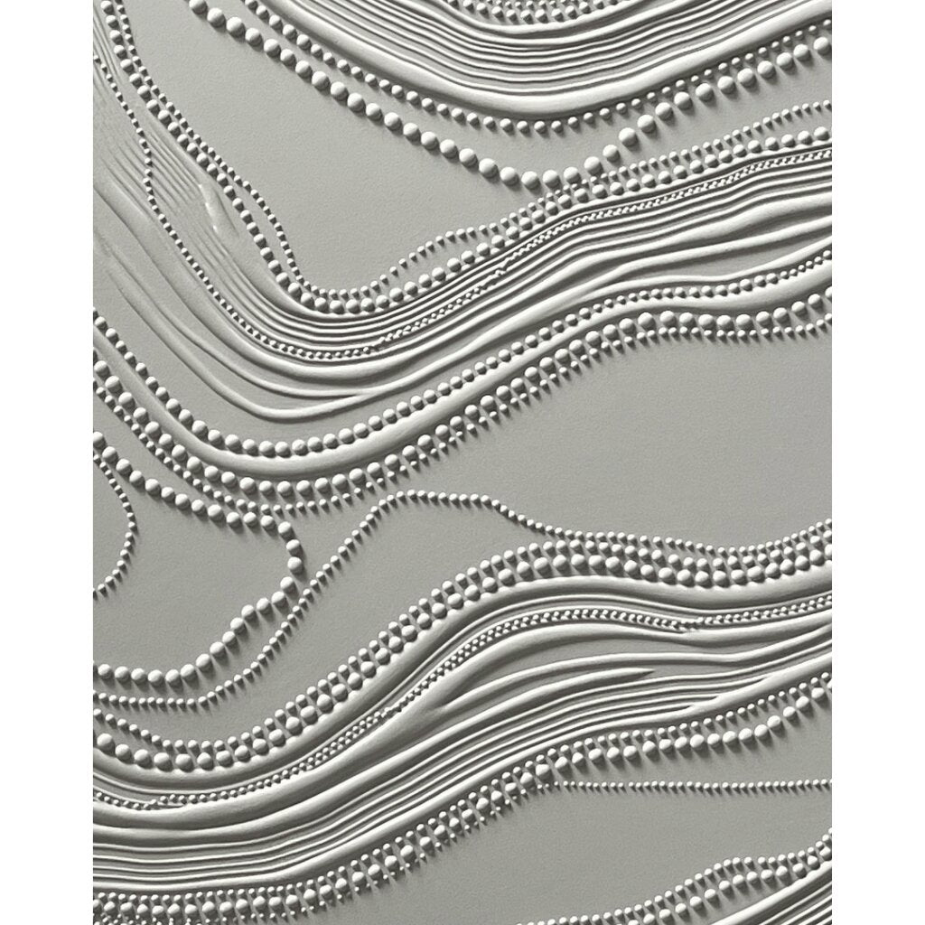 Elegant Texture Art with Flowing Beaded Lines for Bedroom, Living Room, Office