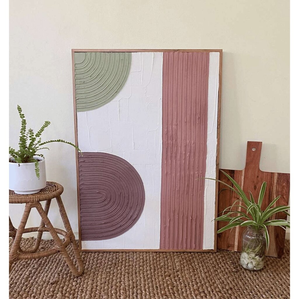 Arch Design Wall Art – Handcrafted for Modern Bedroom Decor