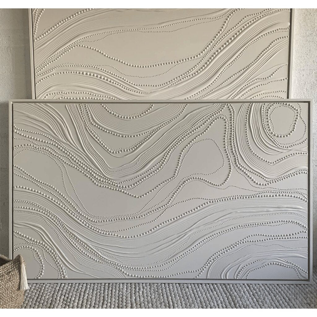 Harmonious Topographic Patterns with Beads for Bedroom, Living Room, Office Wall Art