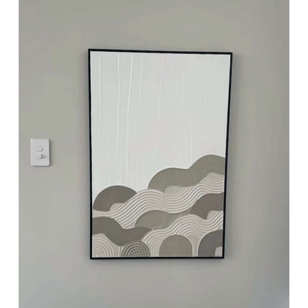 Textured Handmade Abstract Wall Art – Modern Arch Design