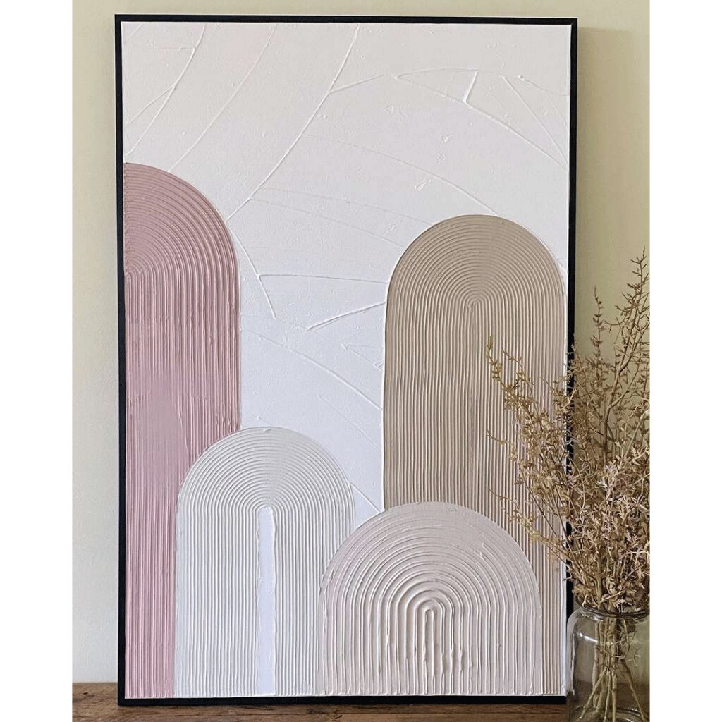 Arch Wall Art – Handmade Textured Abstract for Stylish Homes