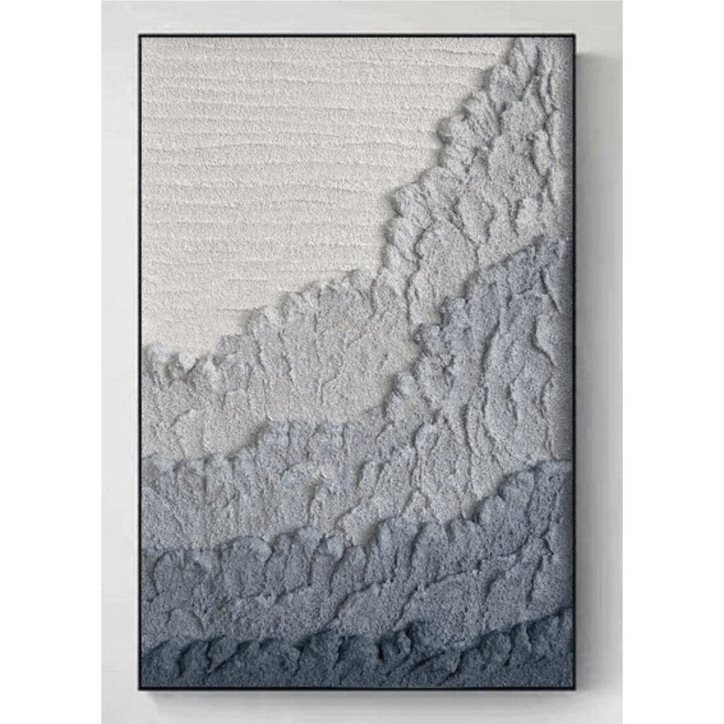 3D Plaster Texture Wall Art for Elegant Interiors