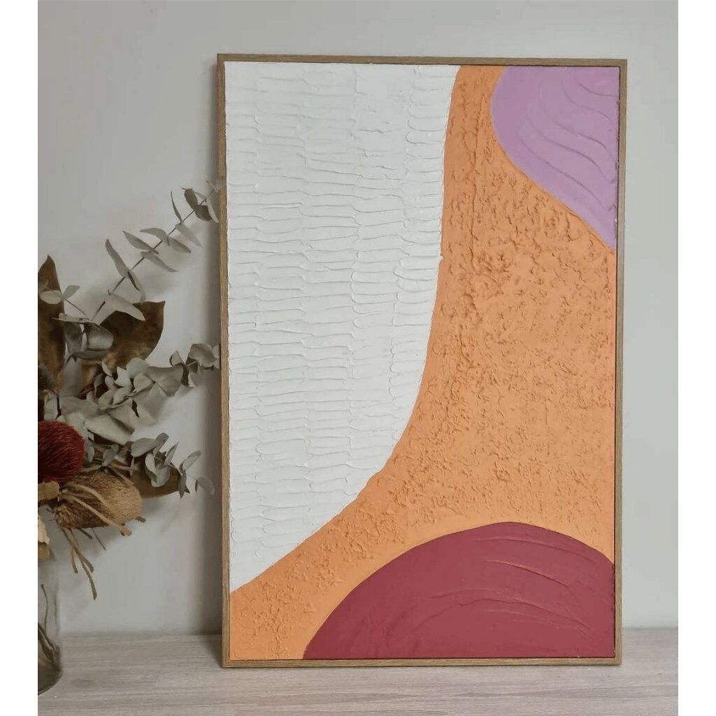 Textured Handmade Arch Wall Art – Perfect for Bedroom & Office