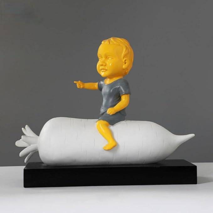 Cartoon Pointing Boy table decor