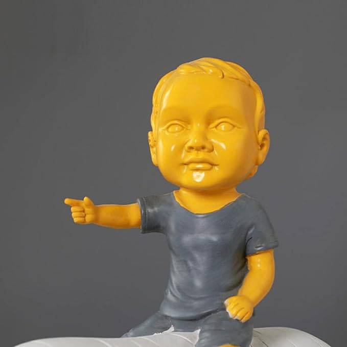 Cartoon Pointing Boy table decor