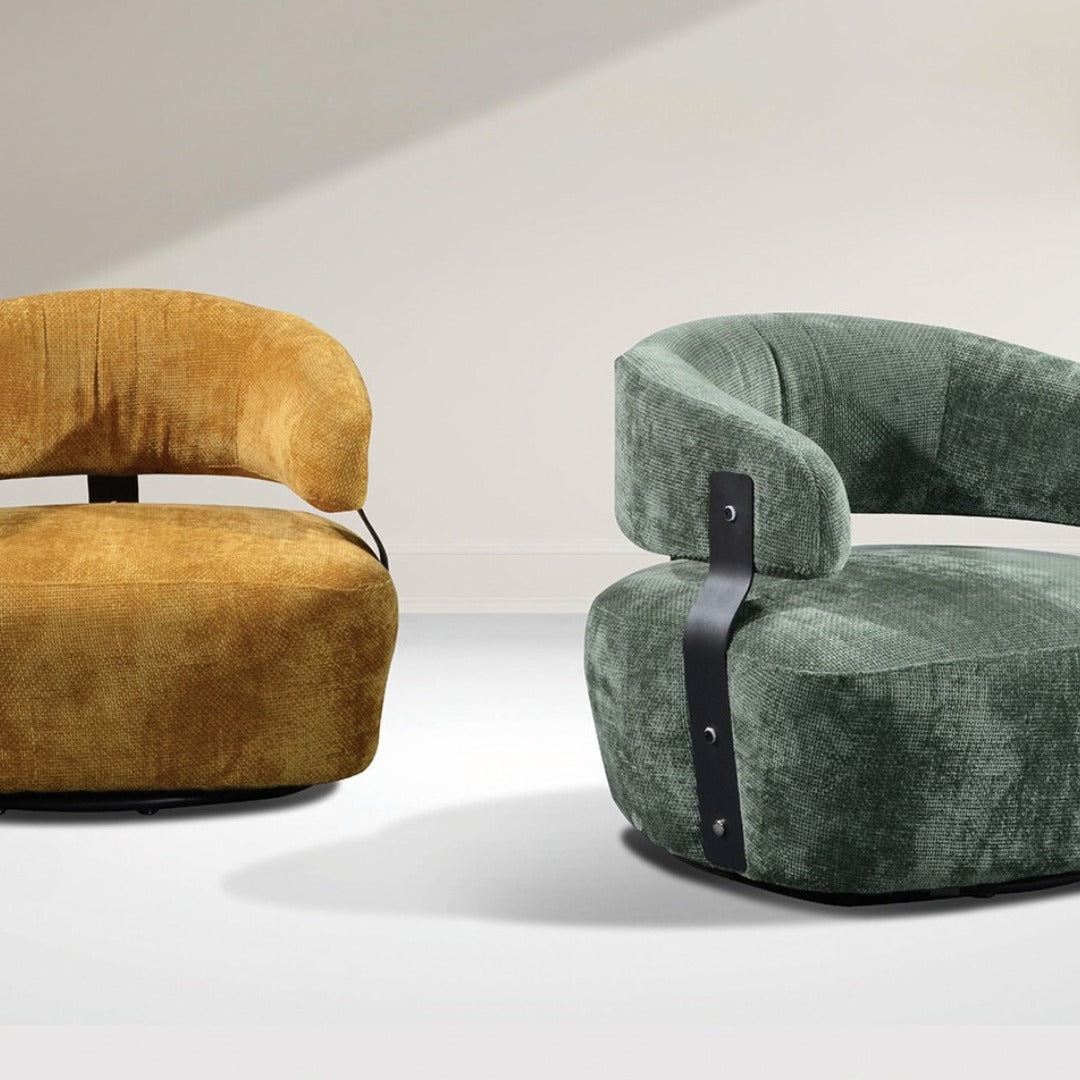 Italian Boho Accent Arm Chair