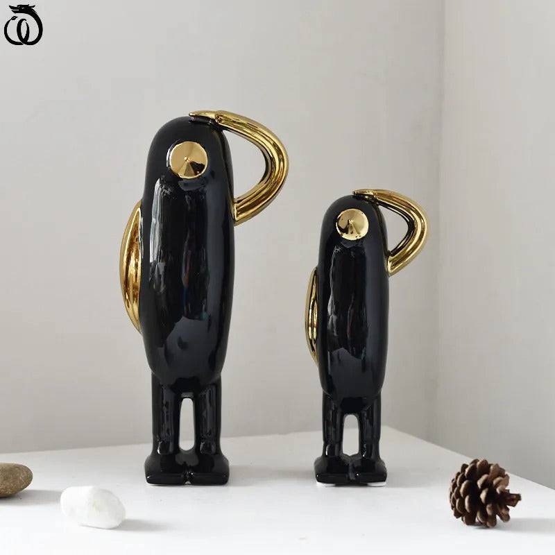 Penguin Ceramic table decor