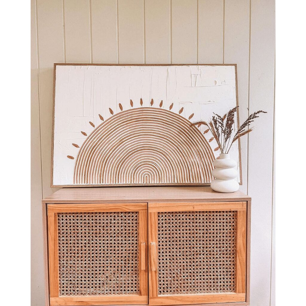 Handcrafted Modern Wall Art – Arch Design for Bedrooms