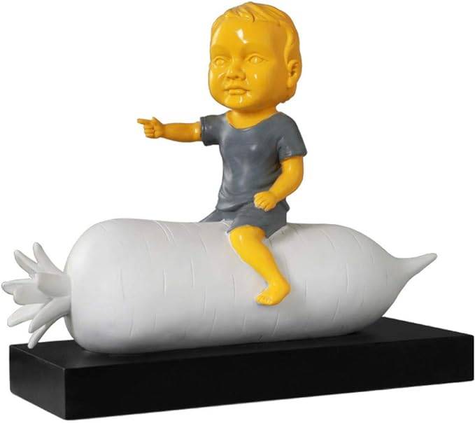 Cartoon Pointing Boy table decor