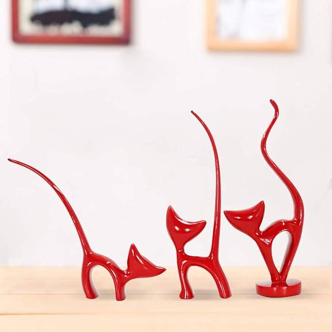 Trio of Cats table decor - Set of 3