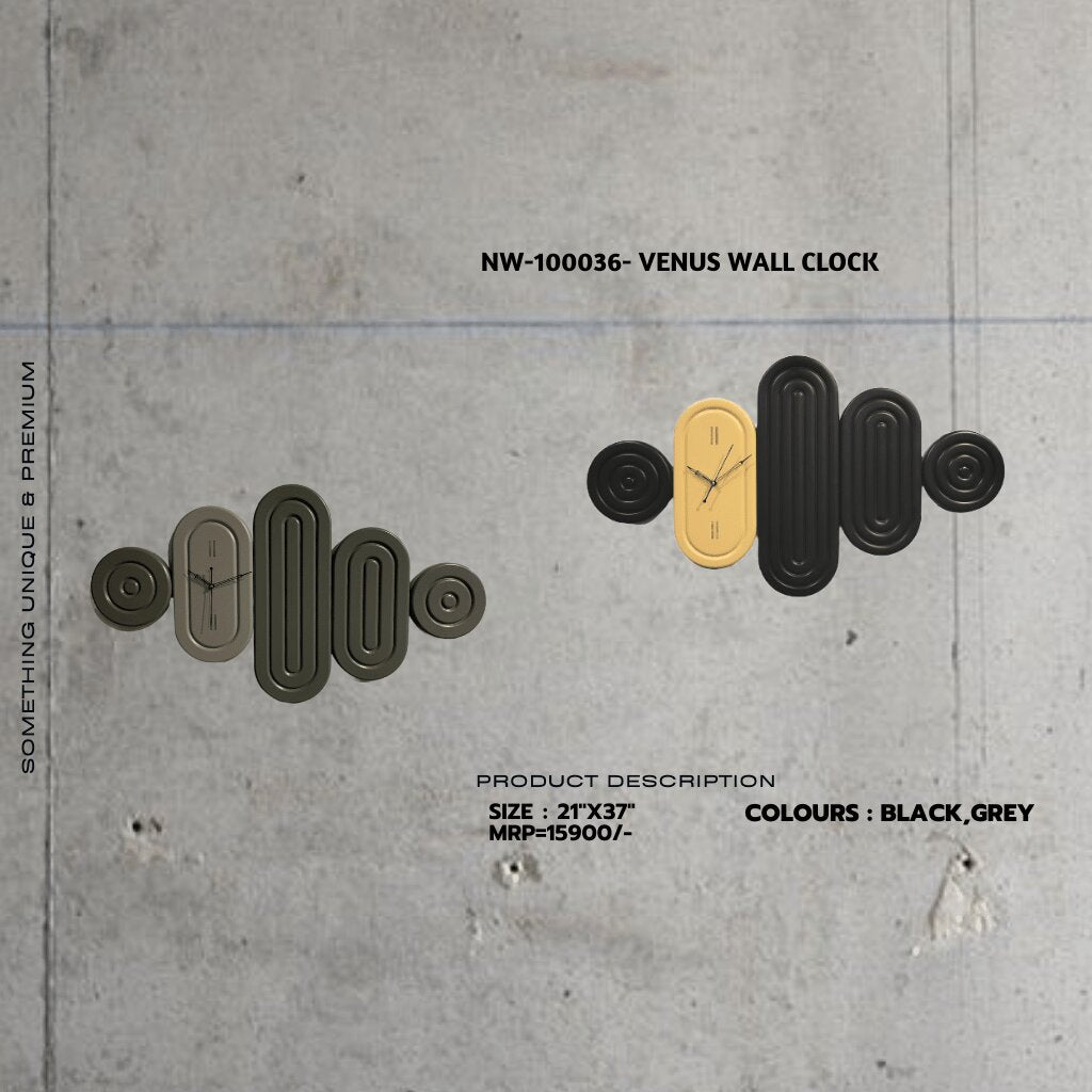 Sculpted Serenity Wall Clock