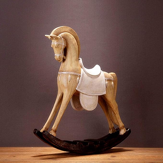 Wooden ROcking Horse Table Decor