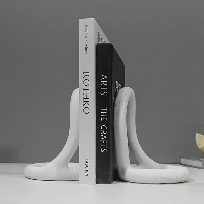 Boho geometric shape bookends