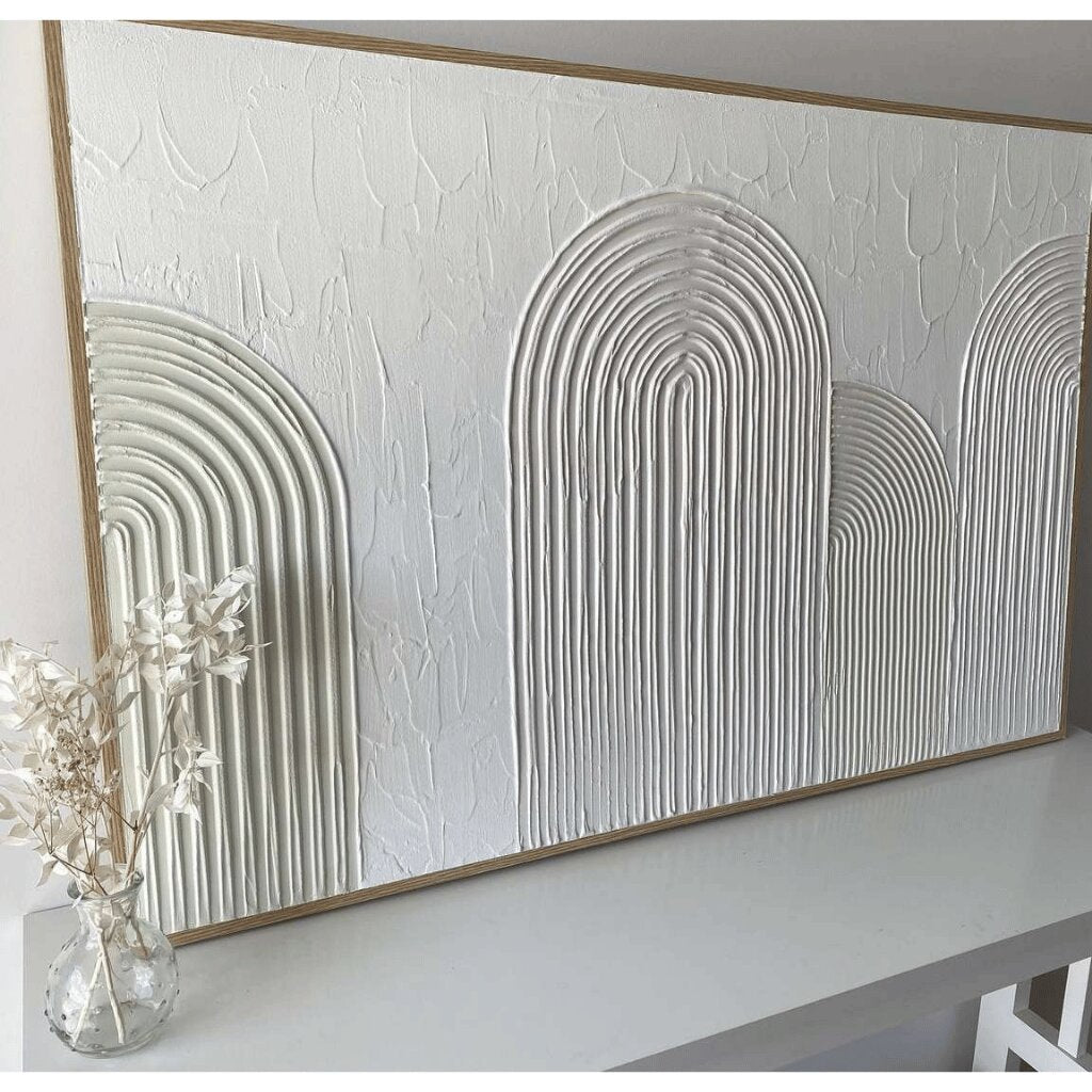 Modern Arch Abstract Wall Art – Handmade for Stylish Interiors