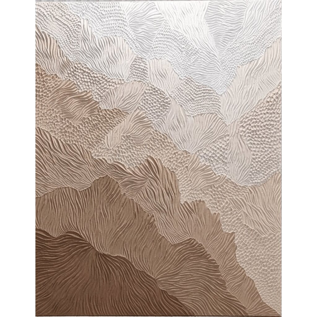 Warm Earthy Textured Wall Art with Natural Flow for Bedrooms & Offices