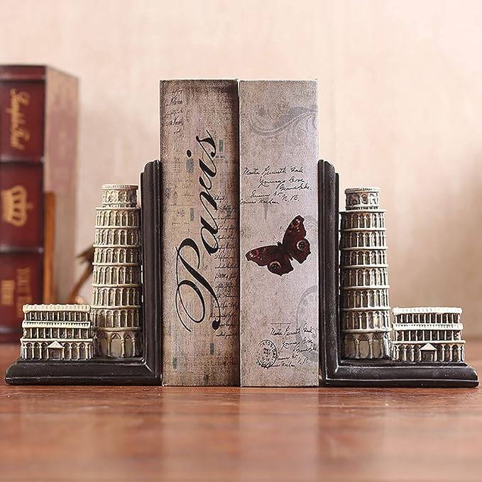 Bookends Tower of Pisa - Set of 2