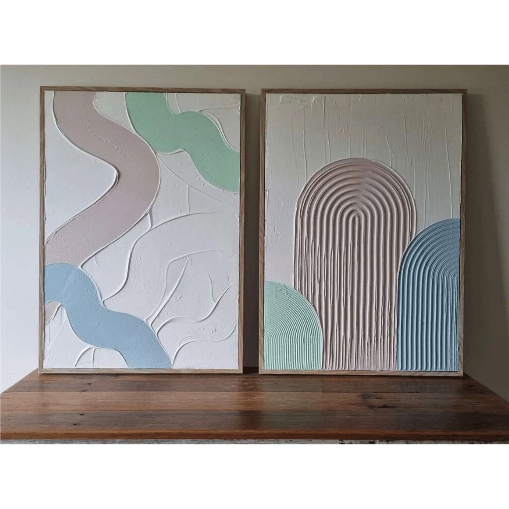 Handmade Abstract Textured Wall Art – Perfect for Home & Office