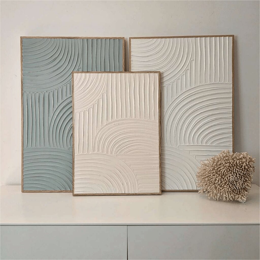 Handmade Arch Abstract Wall Art – Ideal for Bedrooms & Offices