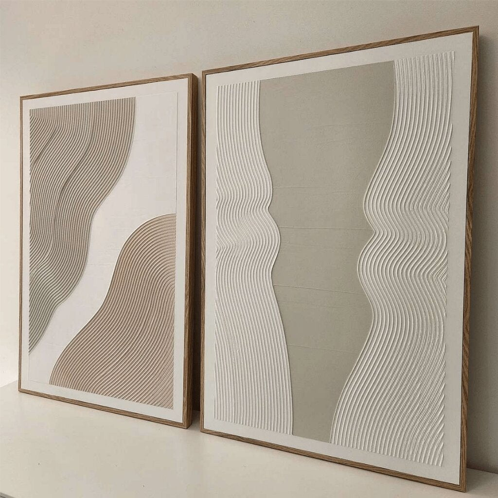 Modern Textured Handmade Wall Art – Arch Design for Interiors