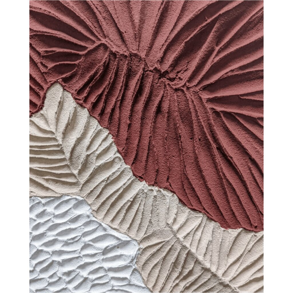 Textured 3D Wall Art in Earthy Tones for Elegant Living Rooms & Offices