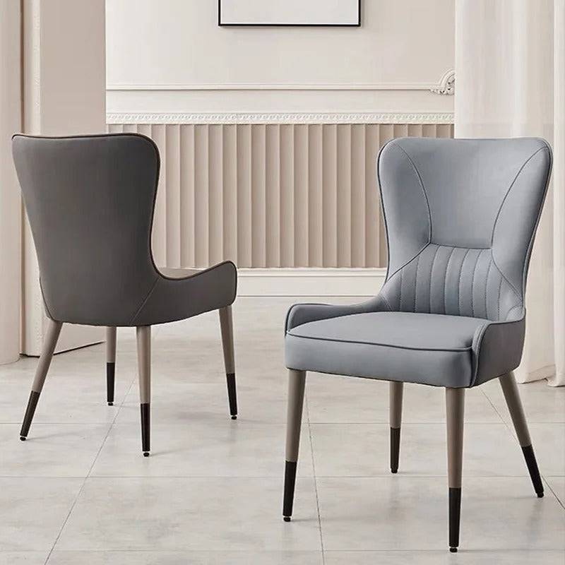 a couple of chairs sitting next to each other