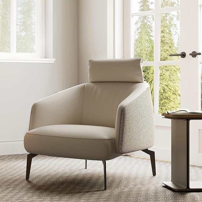 Euro Relaxing Upholstery Modern Accent Armchair