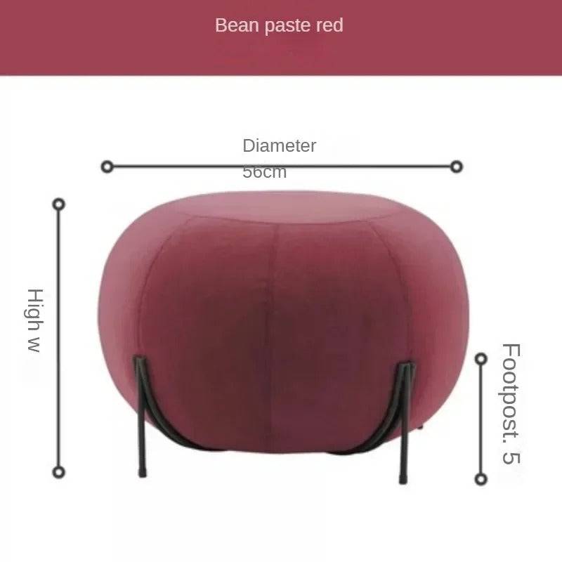 Tufted Pink Puffy - Pumpkin Chair