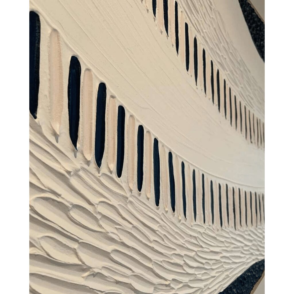 Abstract Textured Arch Wall Art – Handmade for Living Rooms