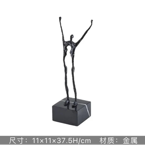 Gesturing Men sculpture table decor