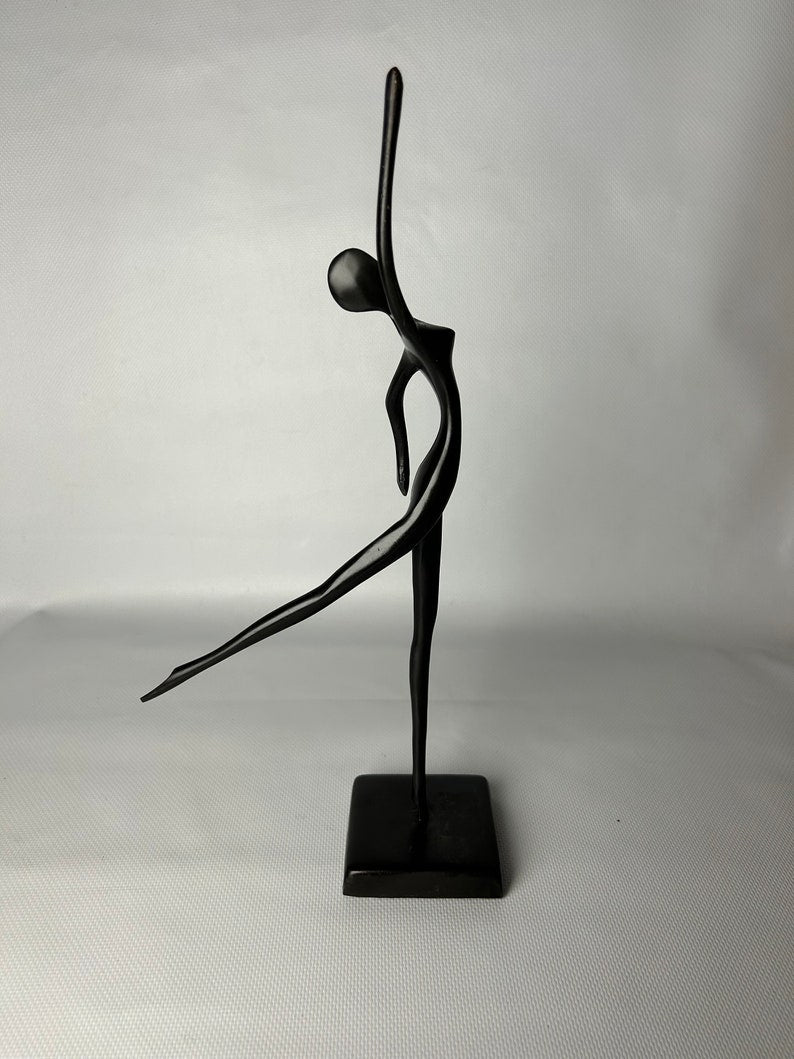 5feet, Ballet Dancer Sculpture Black matt Center Table Decor - 1 piece