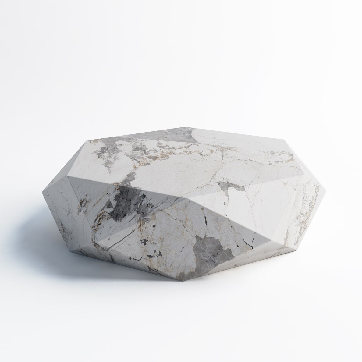 Minimalist Diamond Shape Center Table