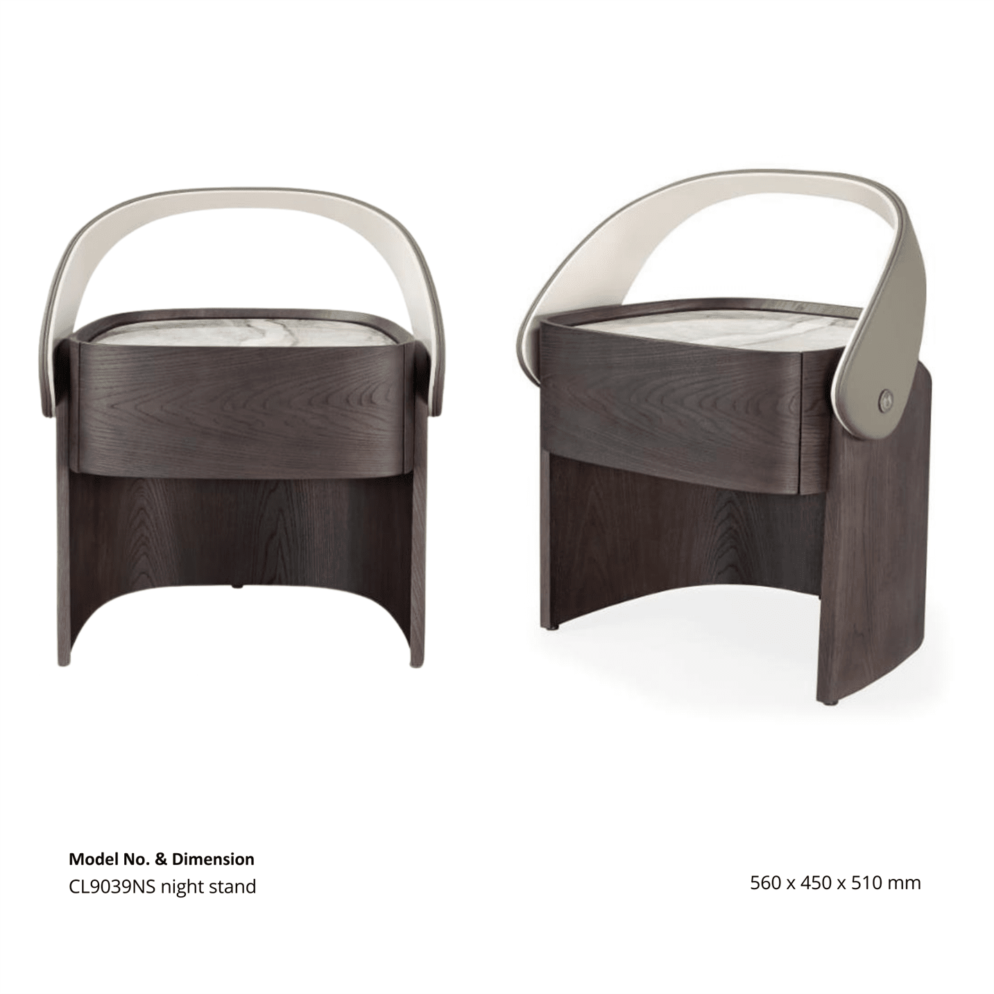 Elegant Nightstand with Sleek Design for Modern Bedrooms - 1 piece