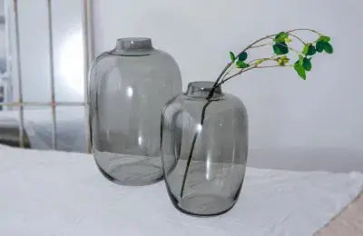Glass table Vase- Set of 2