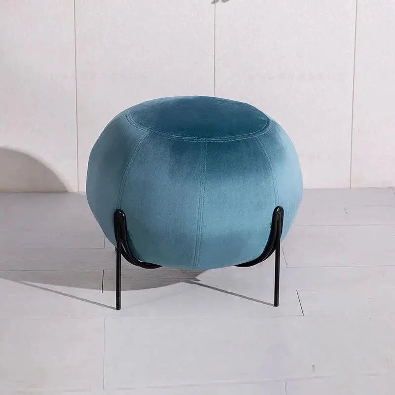 Tufted Pink Puffy - Pumpkin Chair