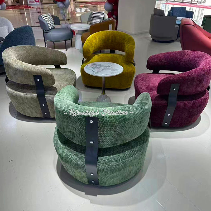 Italian Boho Accent Arm Chair