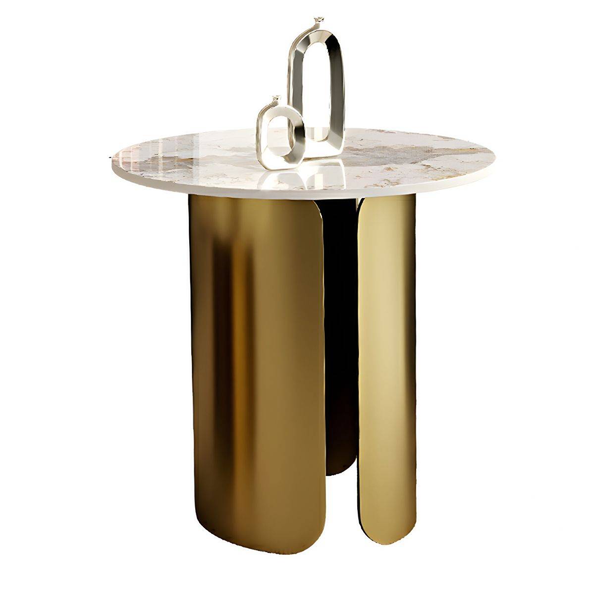 a table with a pair of scissors on top of it