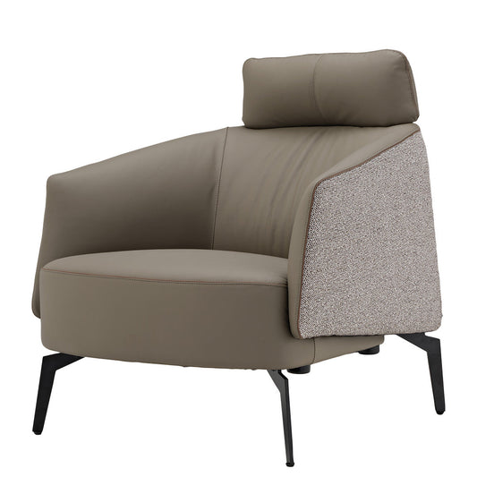 Euro Relaxing Upholstery Modern Accent Armchair