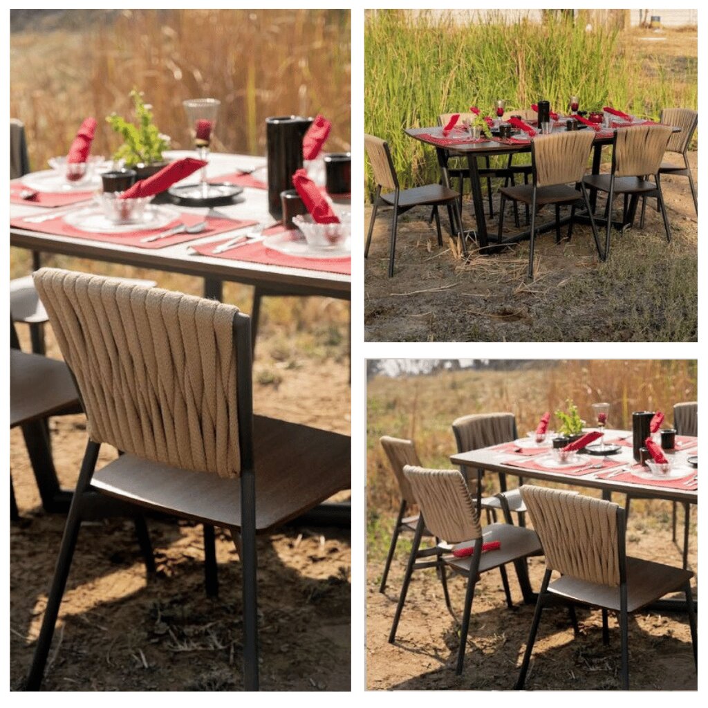 Luxe Dining Set – UV-Stain Resistant